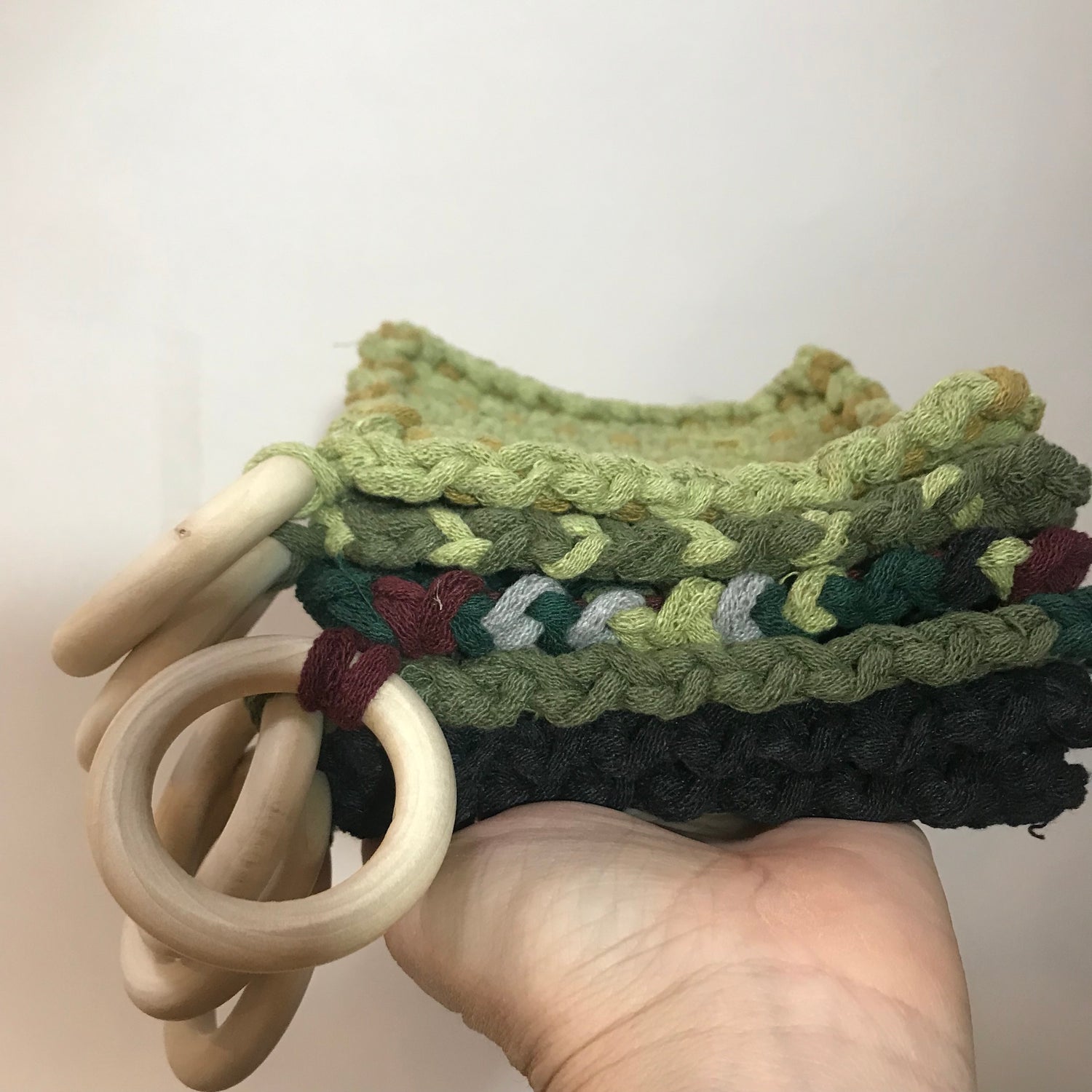 Woven Green Small Trivet