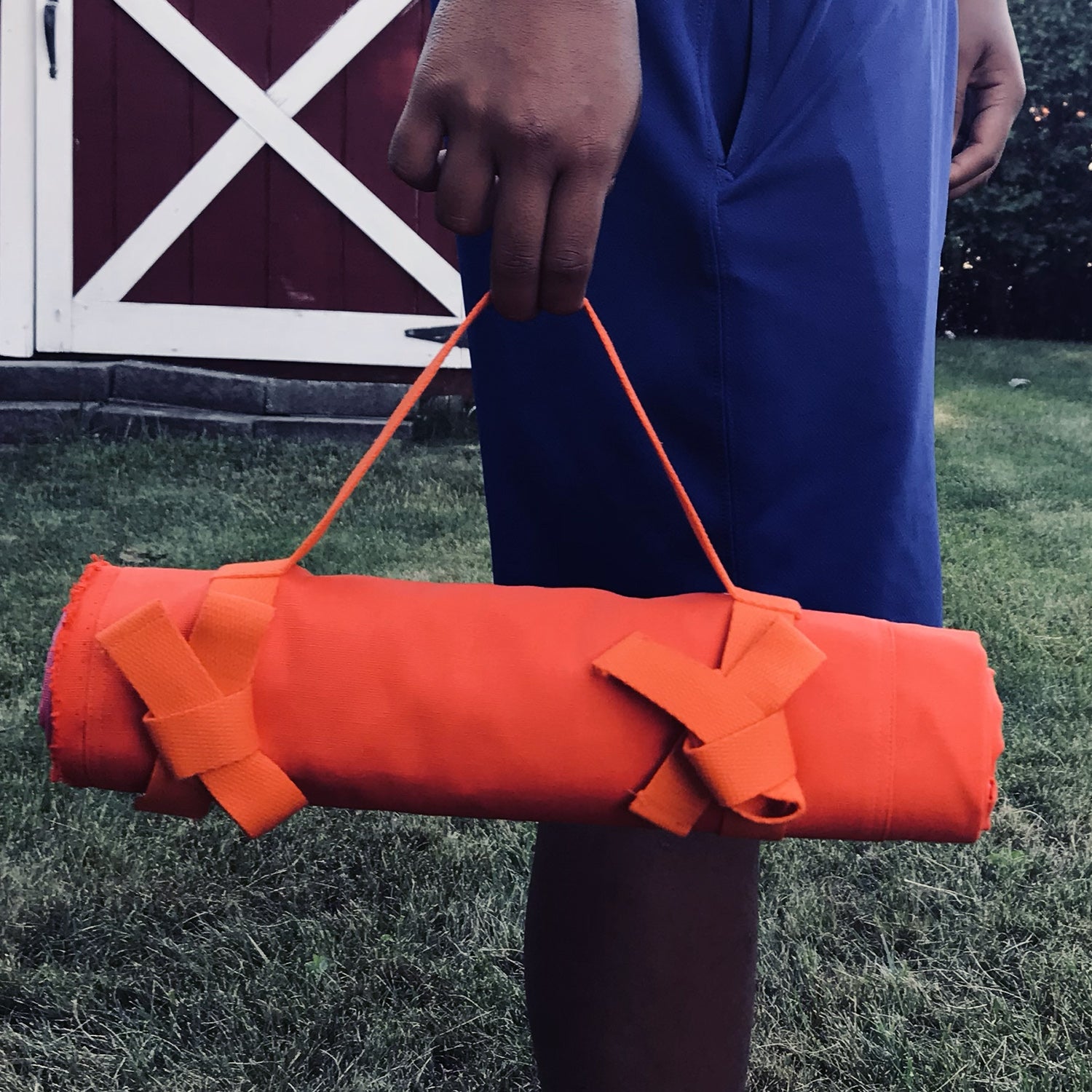 Canvas Color Block Picnic Blanket