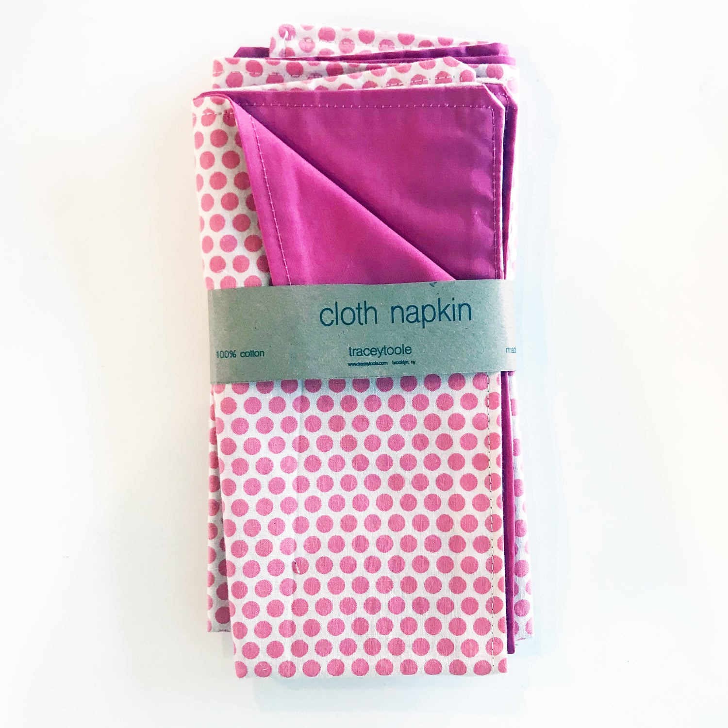 Berry Floral and Dot Cloth Napkin Mix