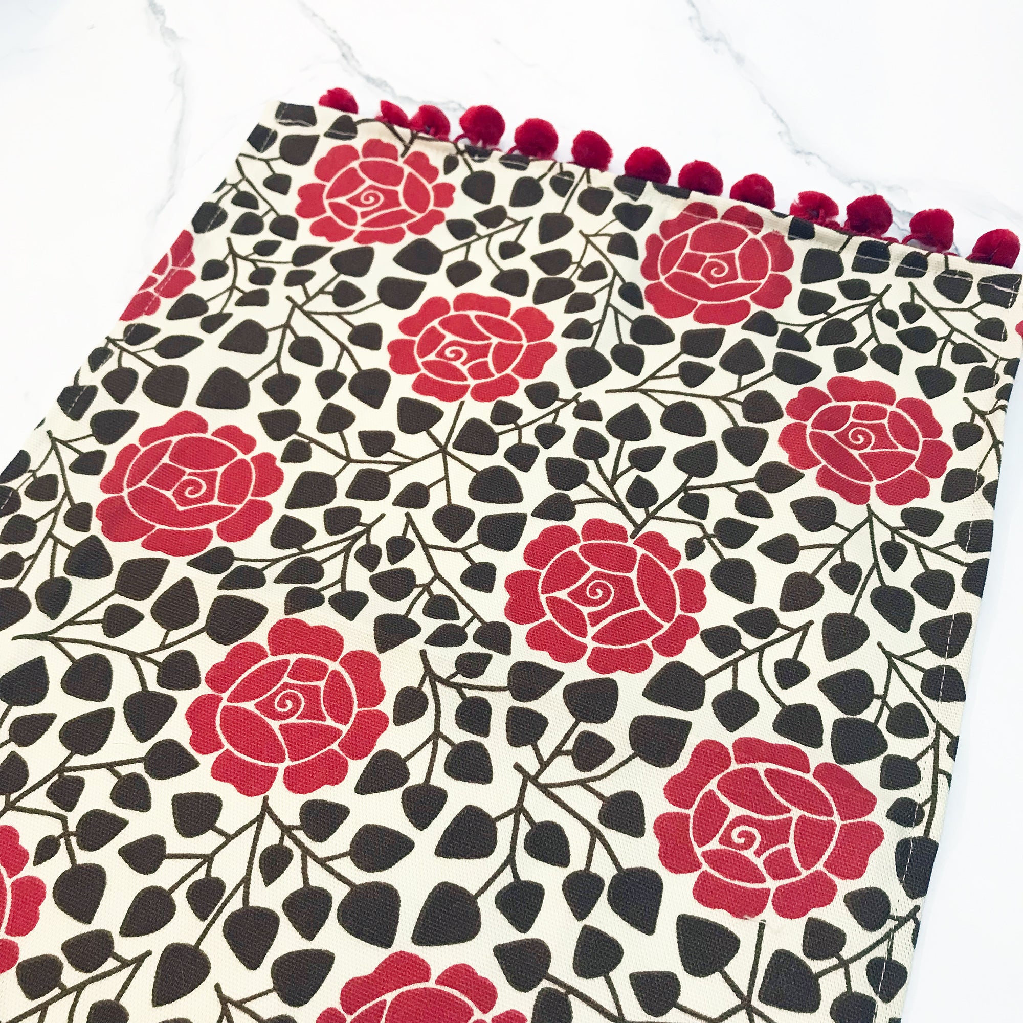 Vining Floral Table Runner