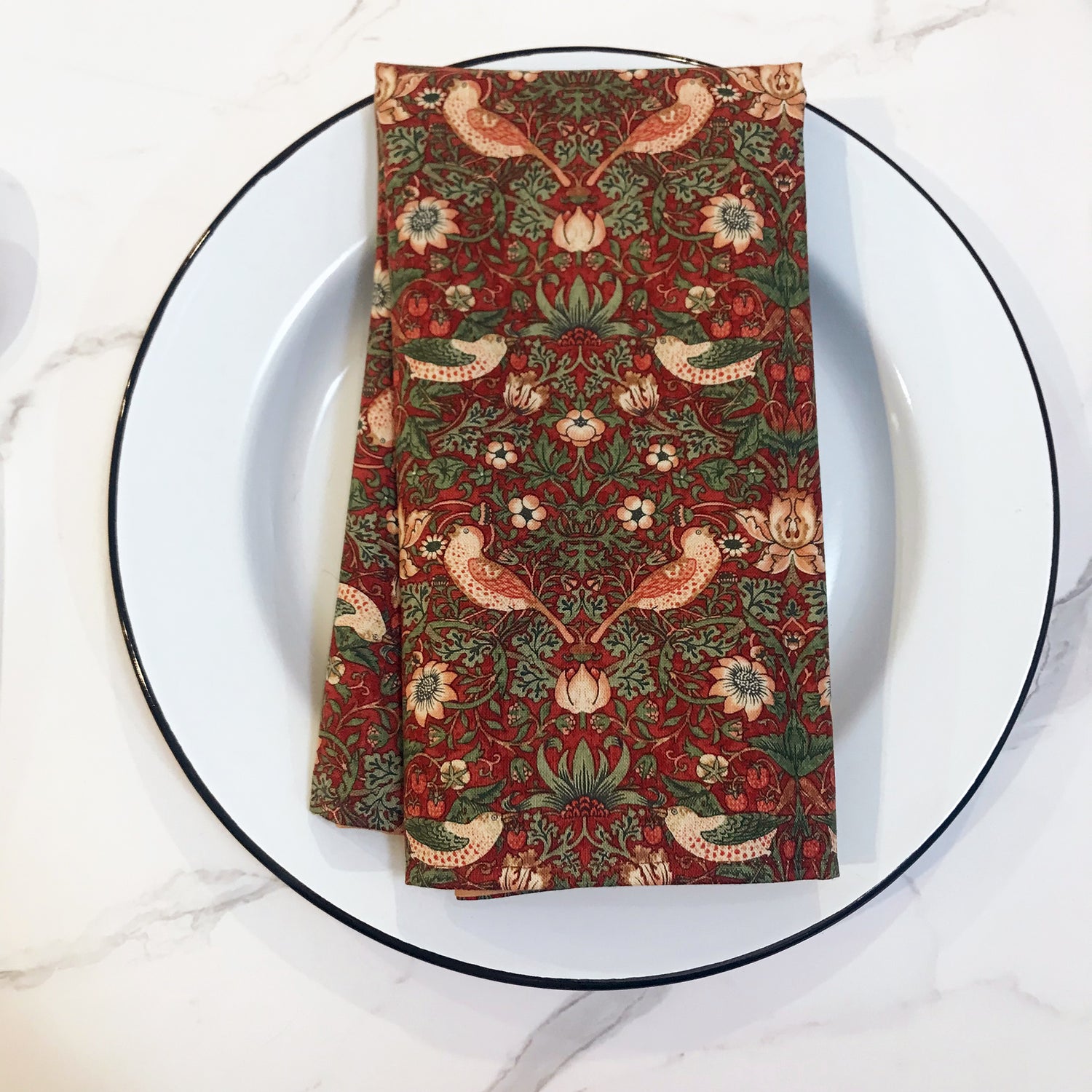 Strawberry Thief Cloth Napkin
