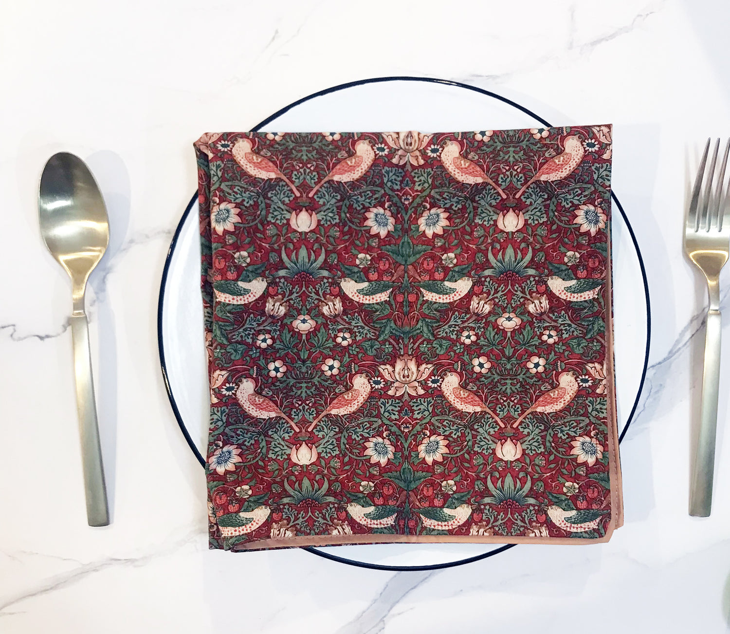Strawberry Thief Cloth Napkin