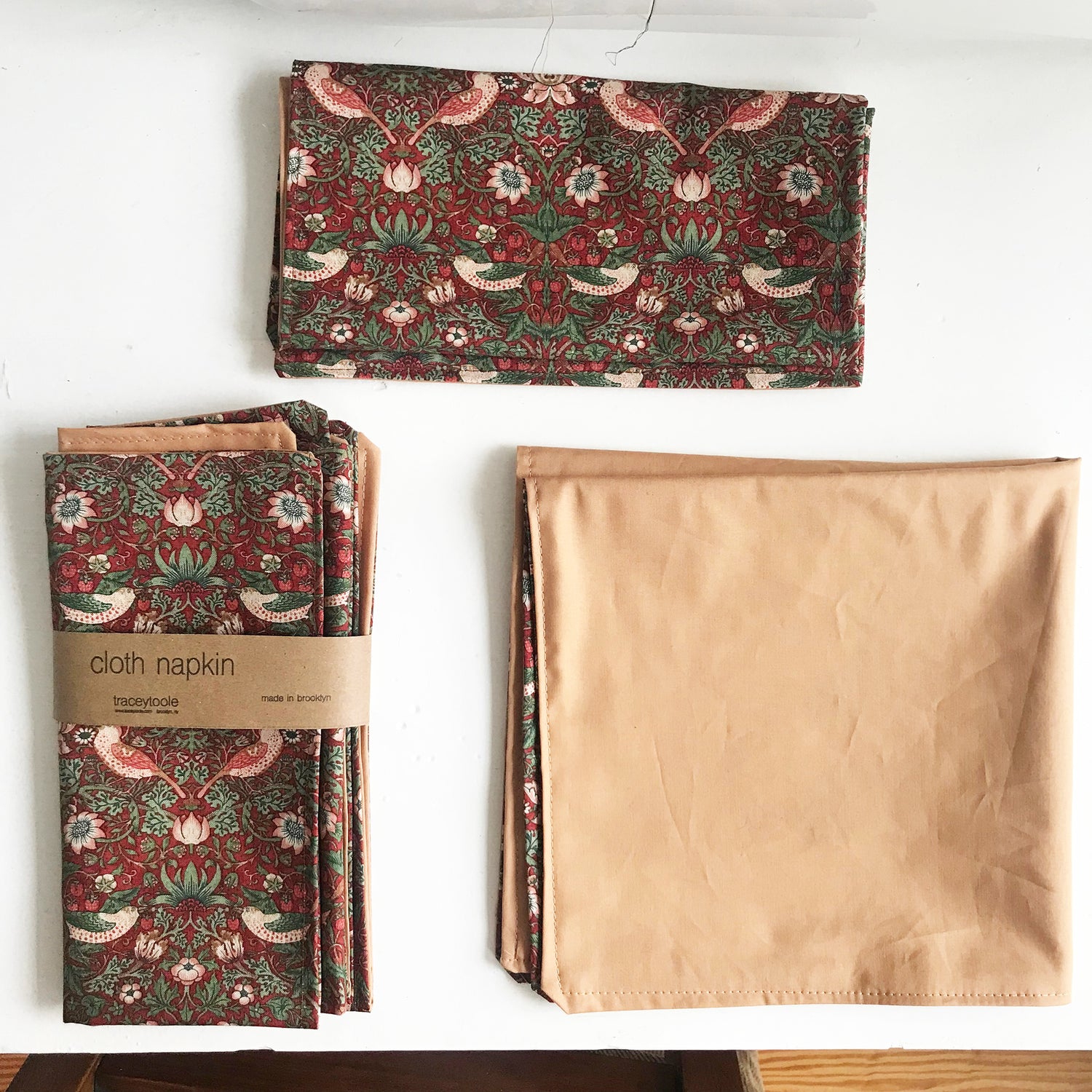 Strawberry Thief Cloth Napkin