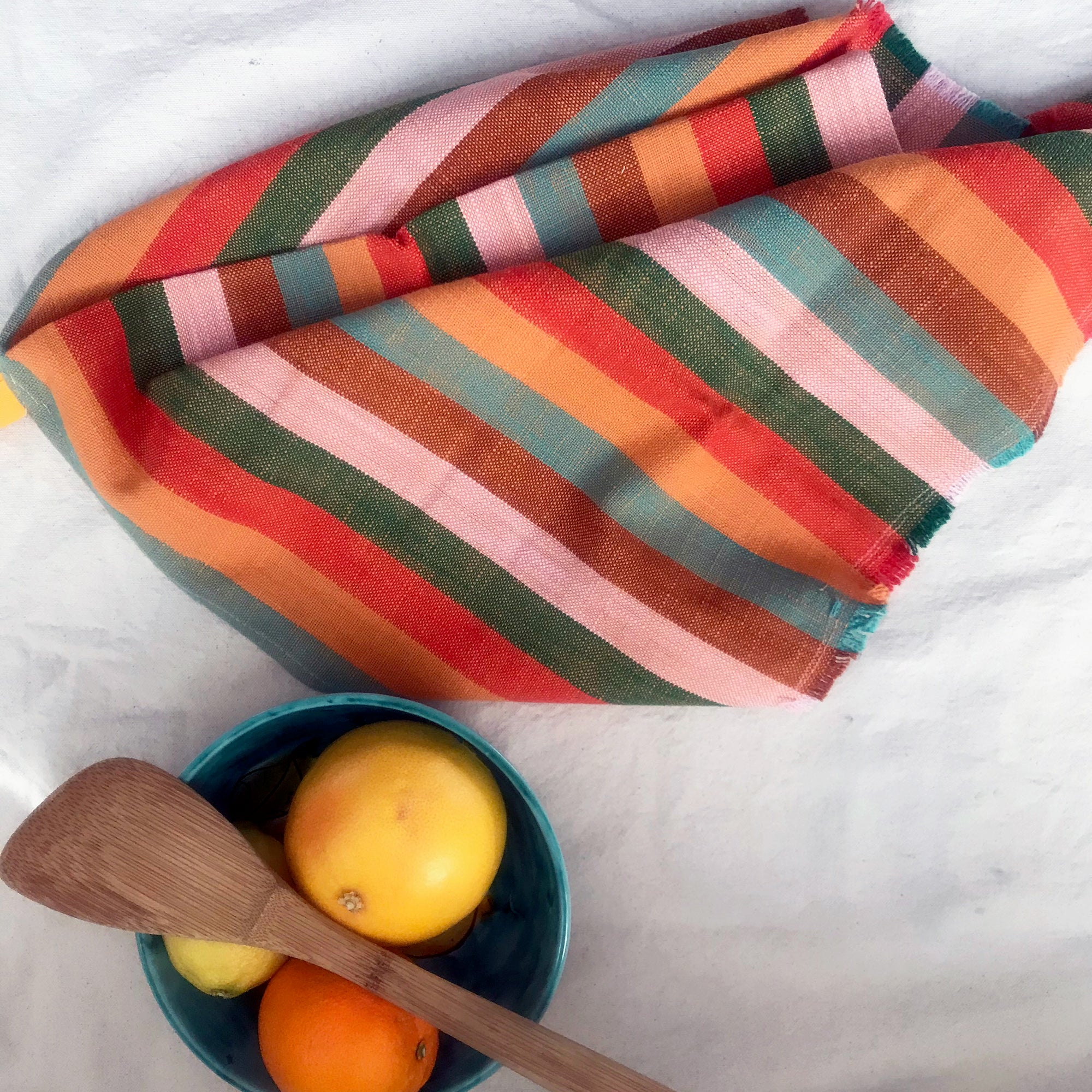 Turquoise Boardwalk Dish Towel