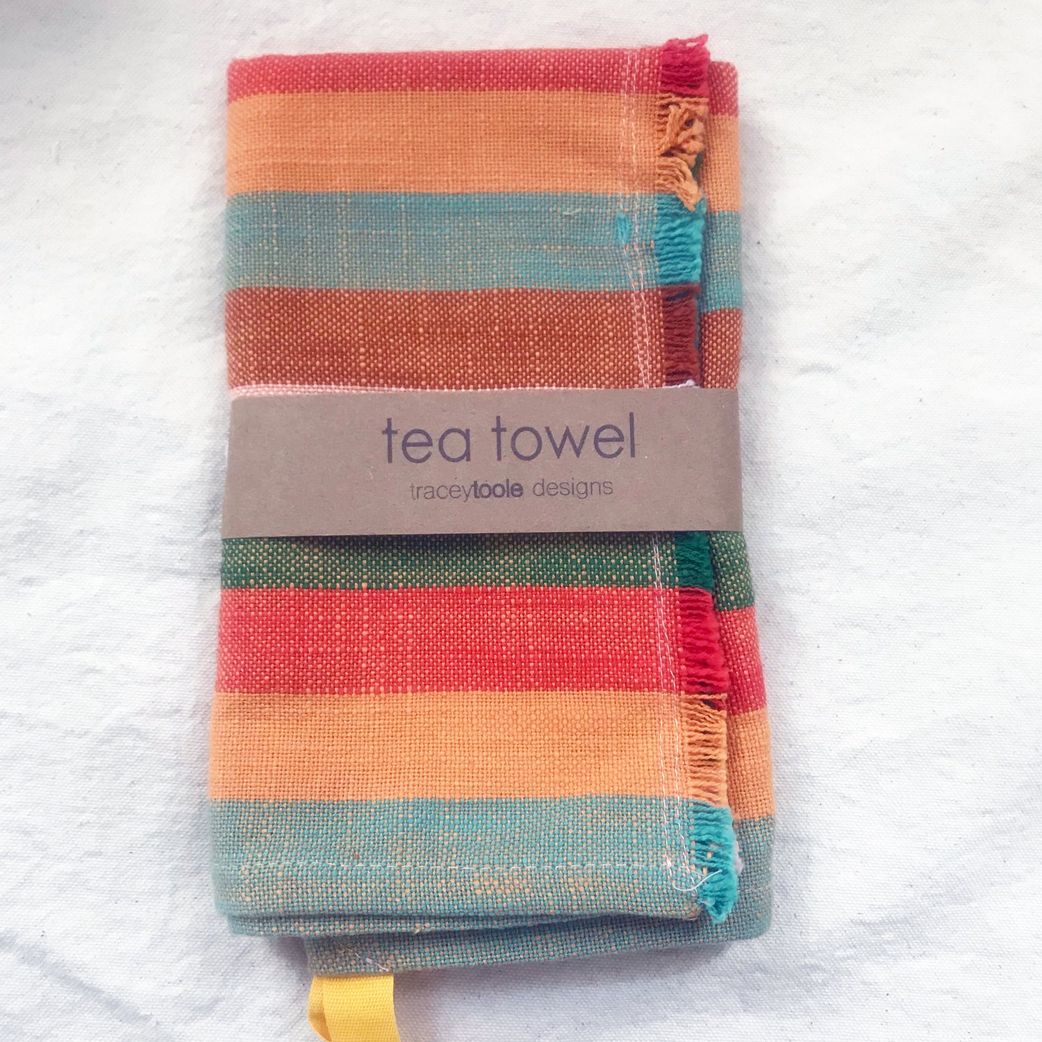 Turquoise Boardwalk Dish Towel