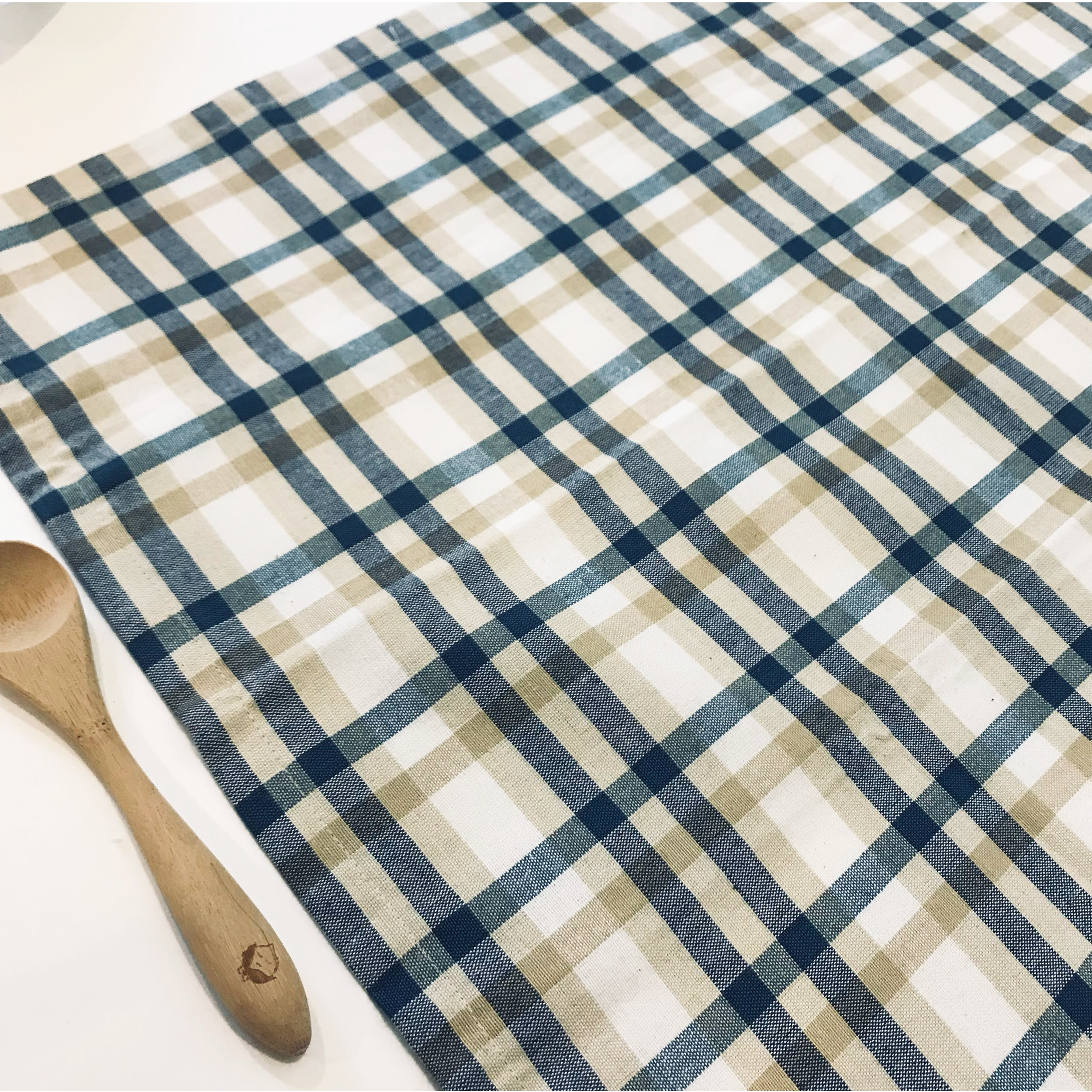 Blue Plaid Dish Towel