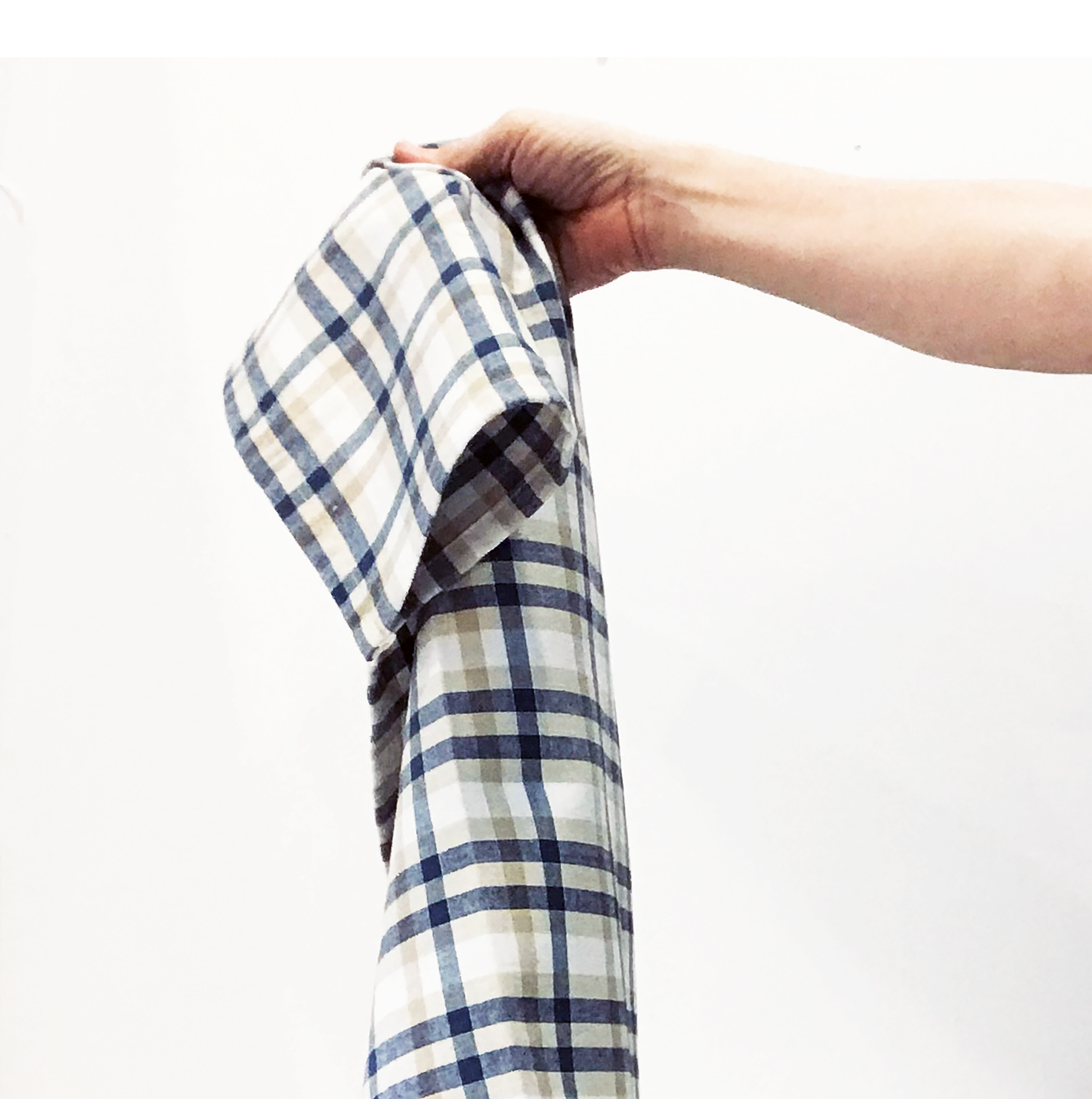 Blue Plaid Dish Towel