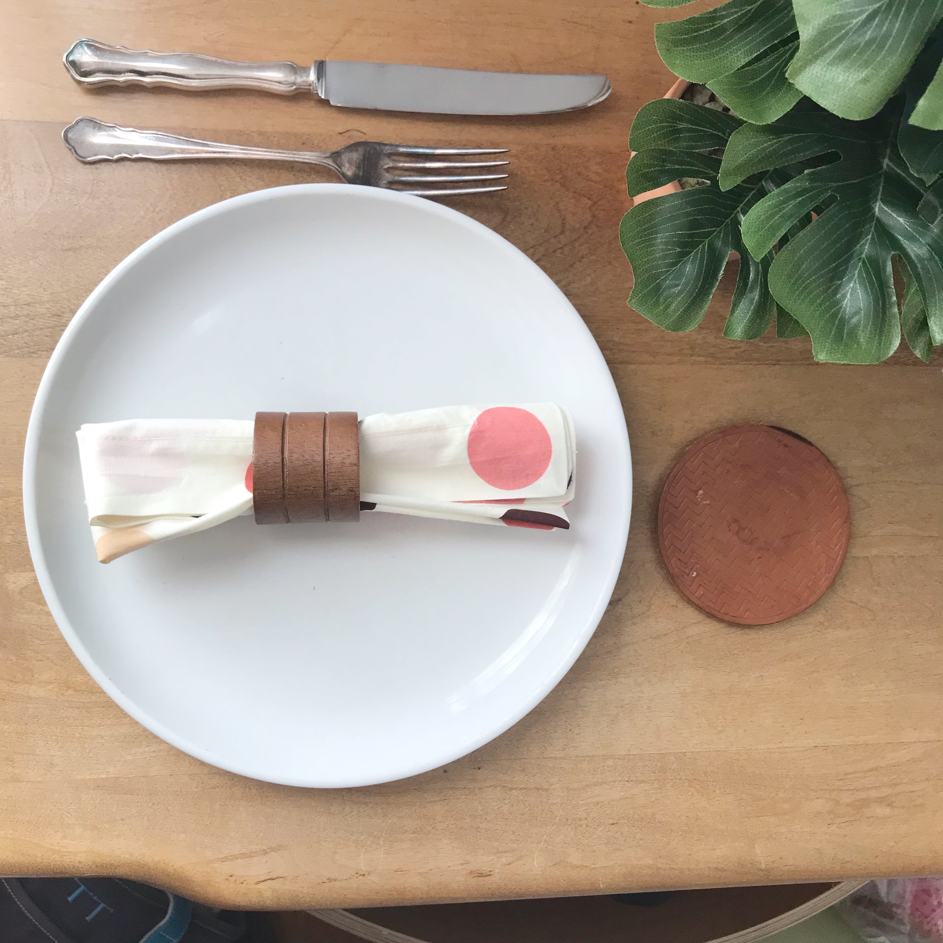 Large Dot Blush Napkin