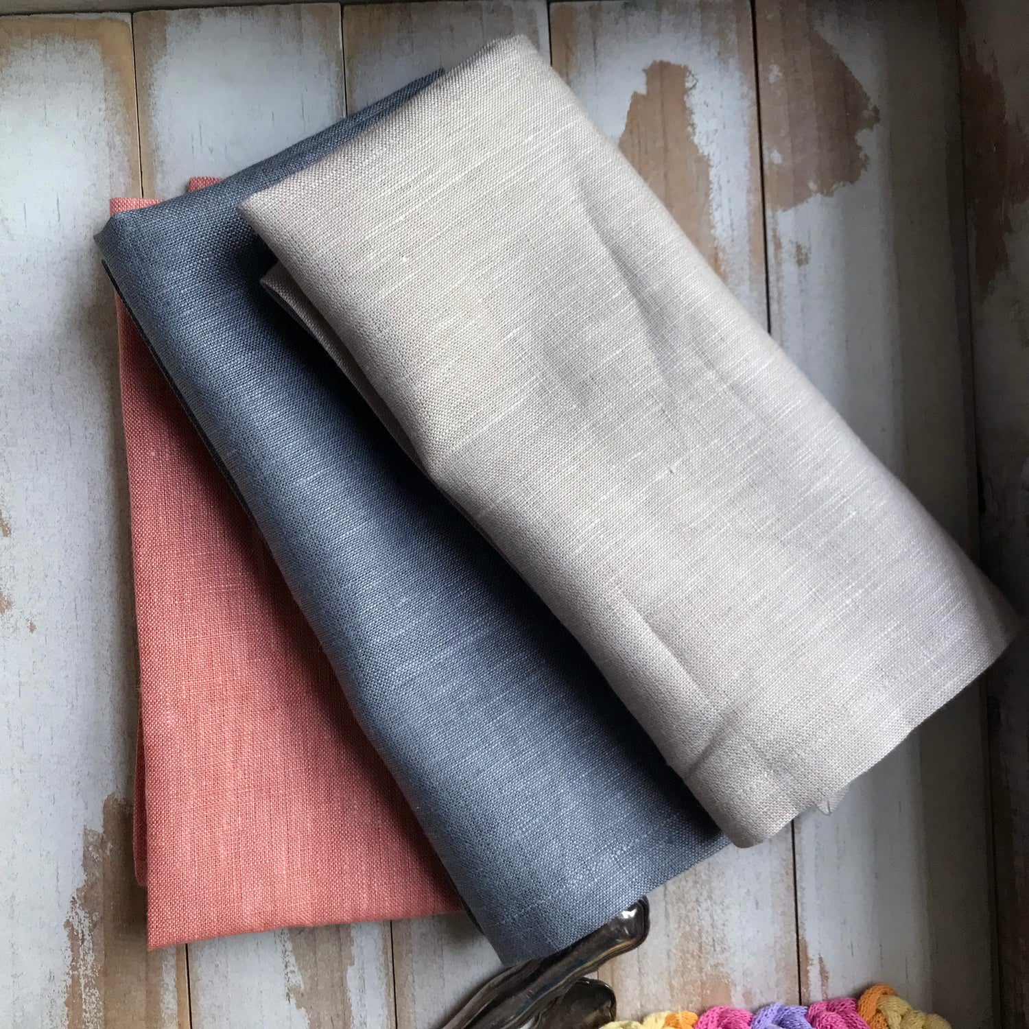 Heirloom Super Soft Organic Linen Napkin Set