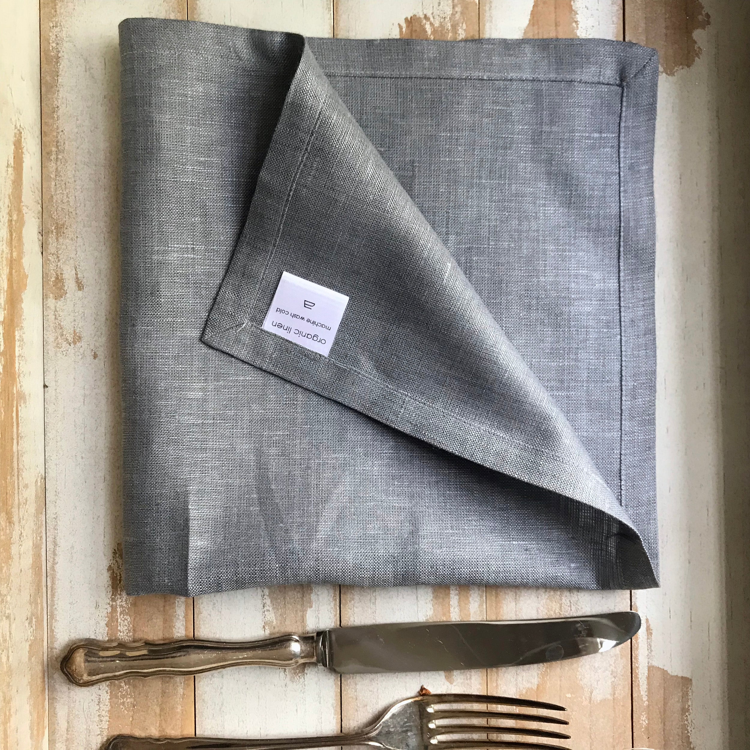 Heirloom Super Soft Organic Linen Napkin Set