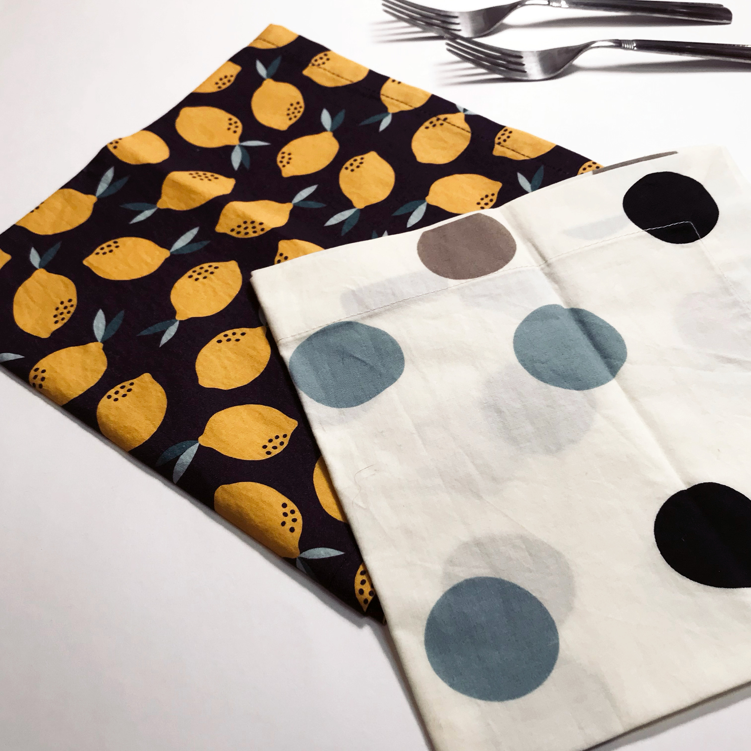 Studio Sale - Blue Cotton Cloth Napkin