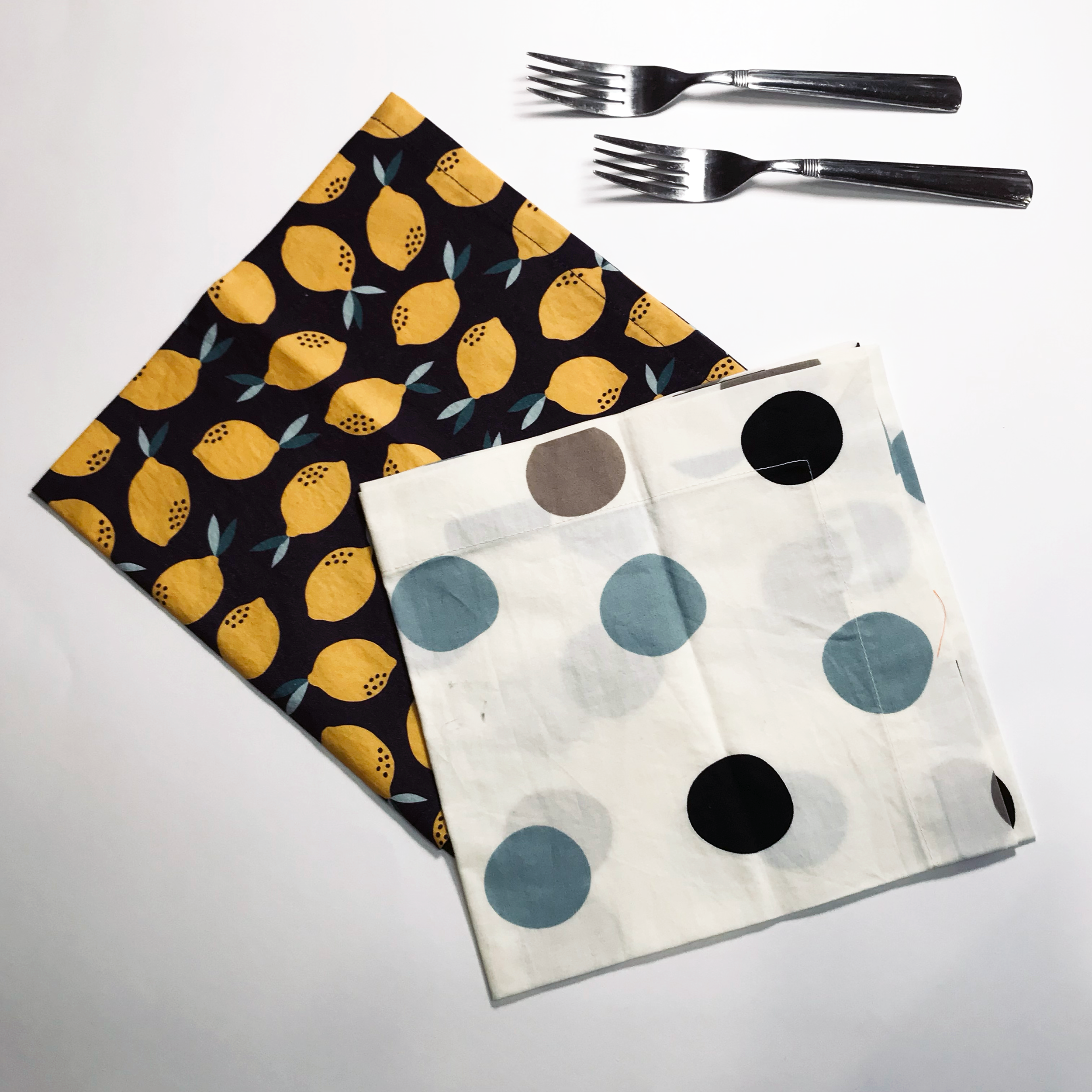 Studio Sale - Blue Cotton Cloth Napkin