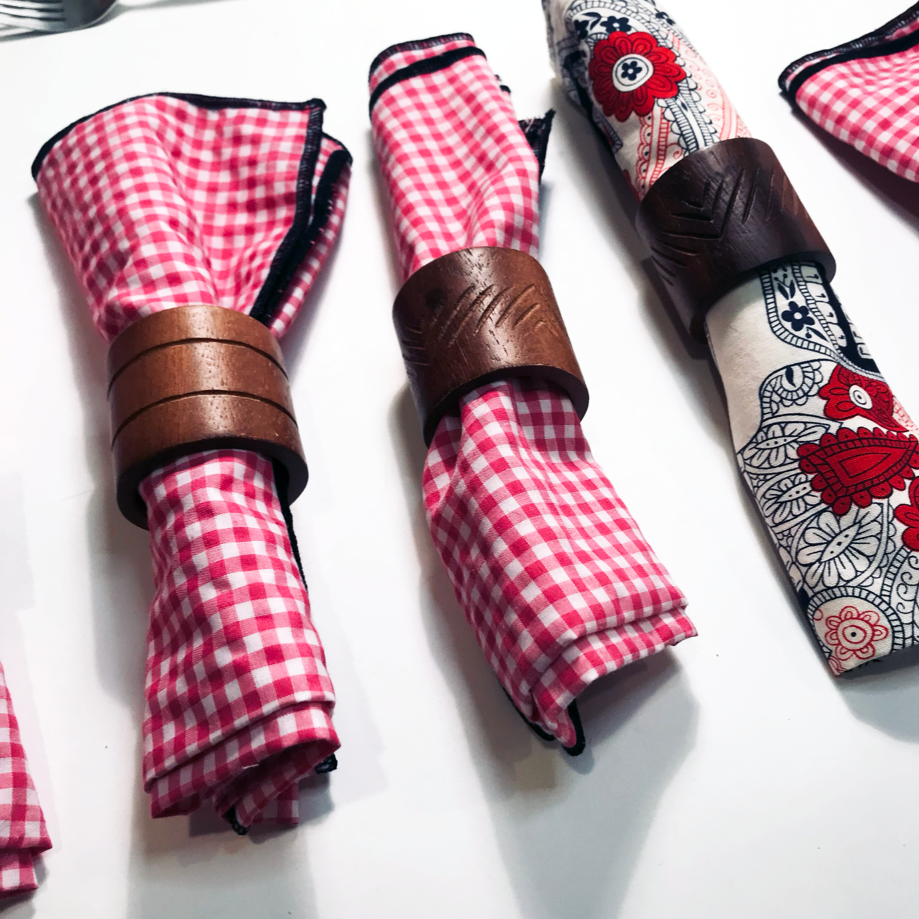 Studio Sale - Reds Cotton Cloth Napkin