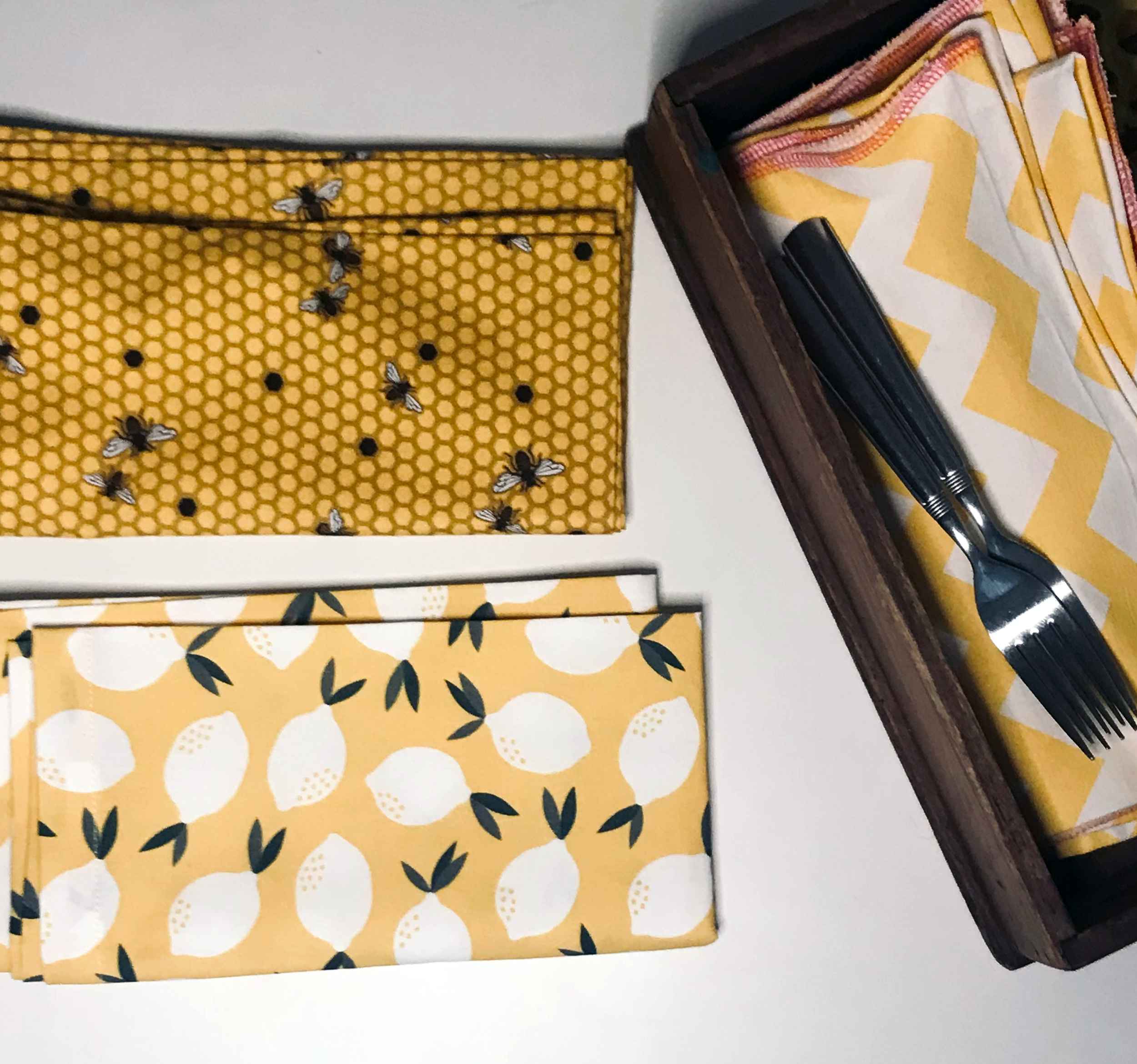 Studio Yellow Cotton Cloth Dinner Napkin