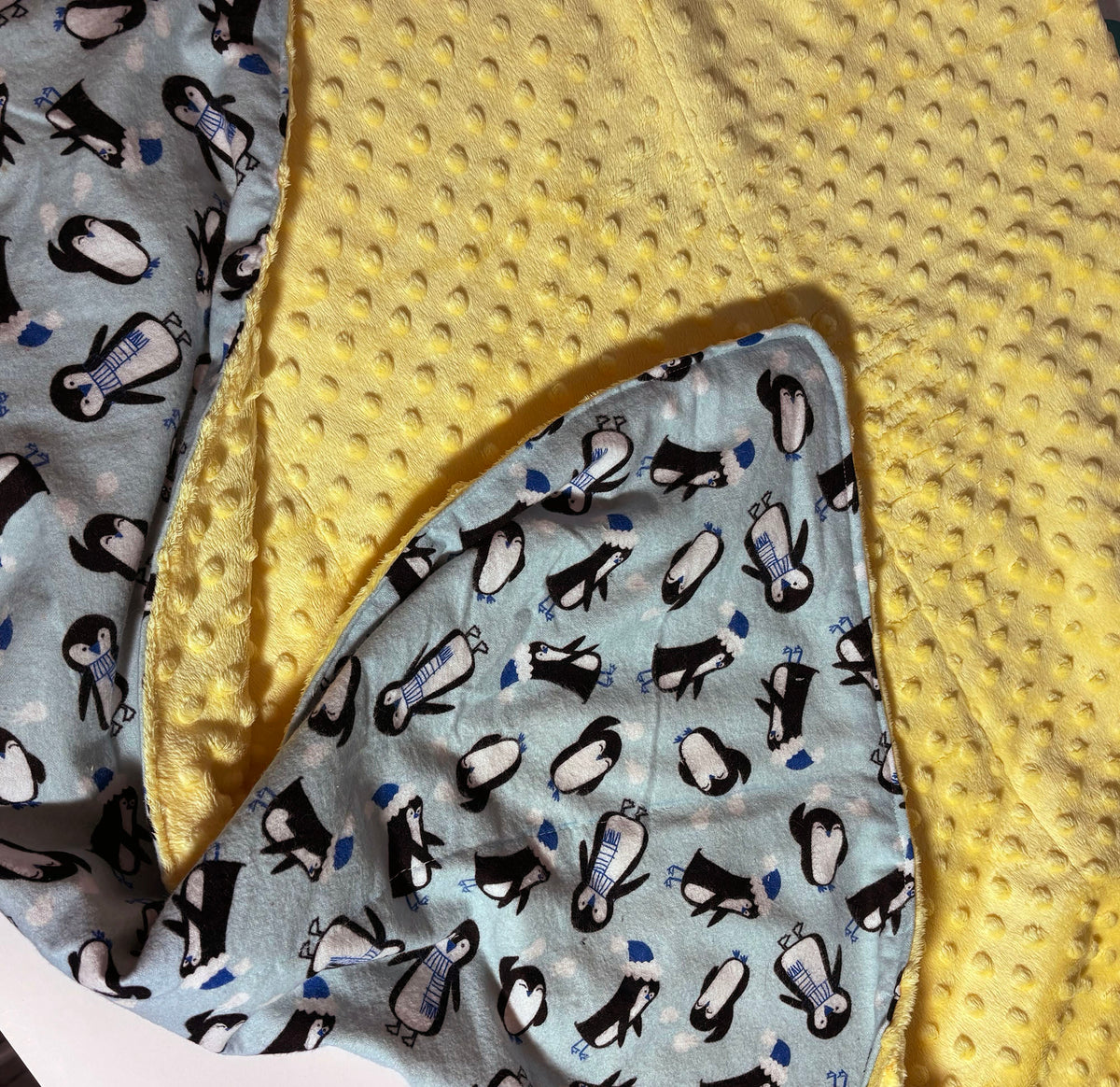 Penguin Stroller Blanket