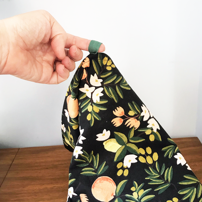 Primavera Citrus Floral Tea Towel