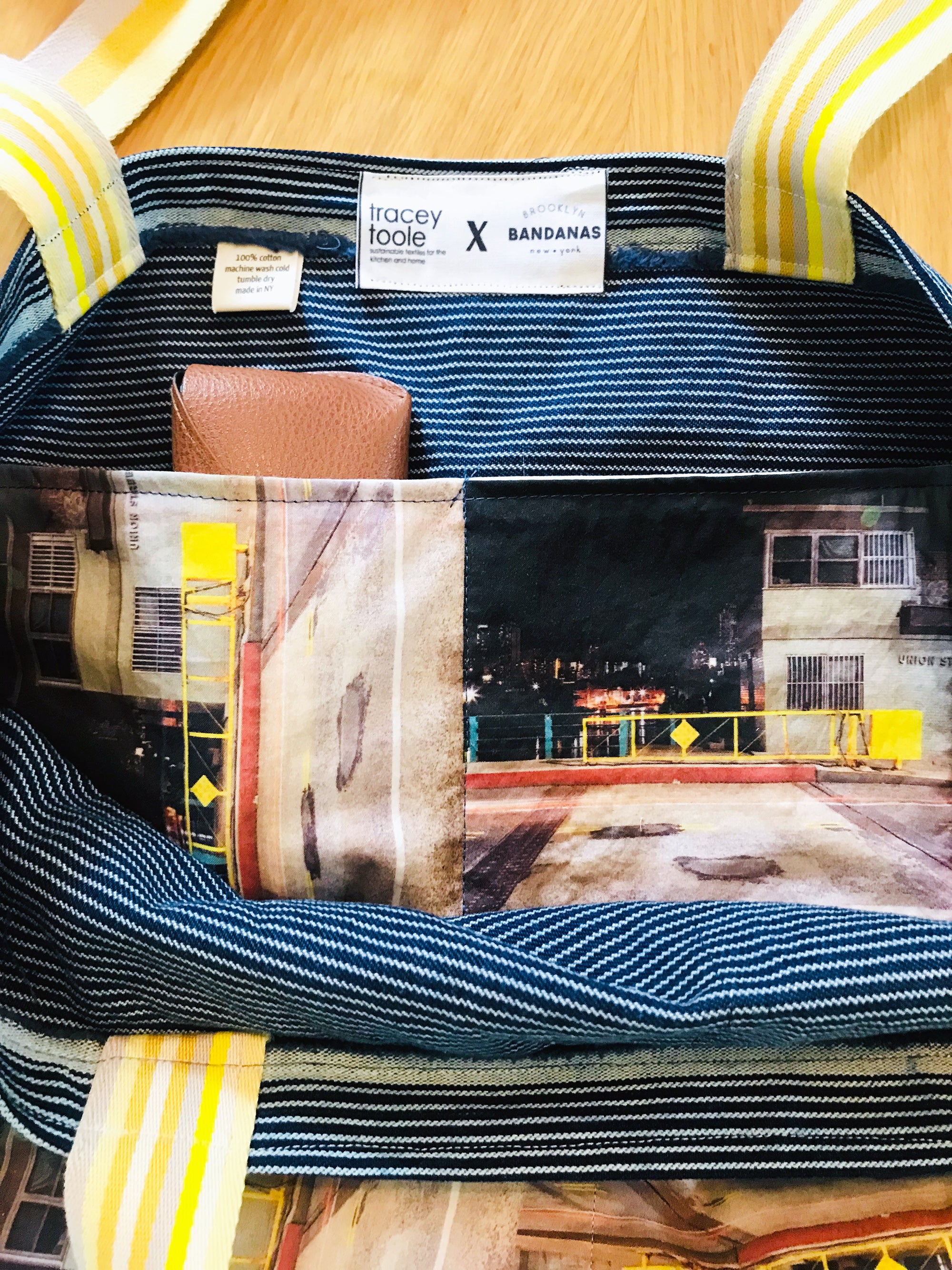 Zero Waste Denim Tote Union St. Bridge Medium