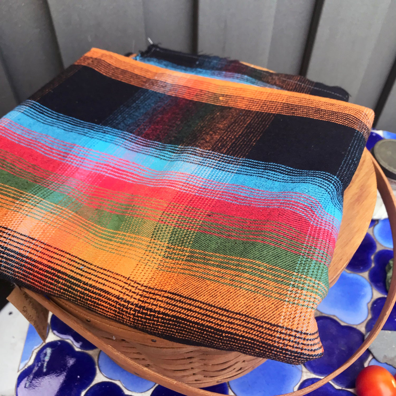 Multi Plaid Flannel Blanket