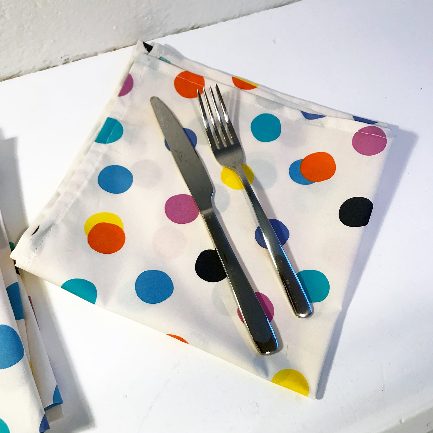 Organic Bright Dot Napkin Set