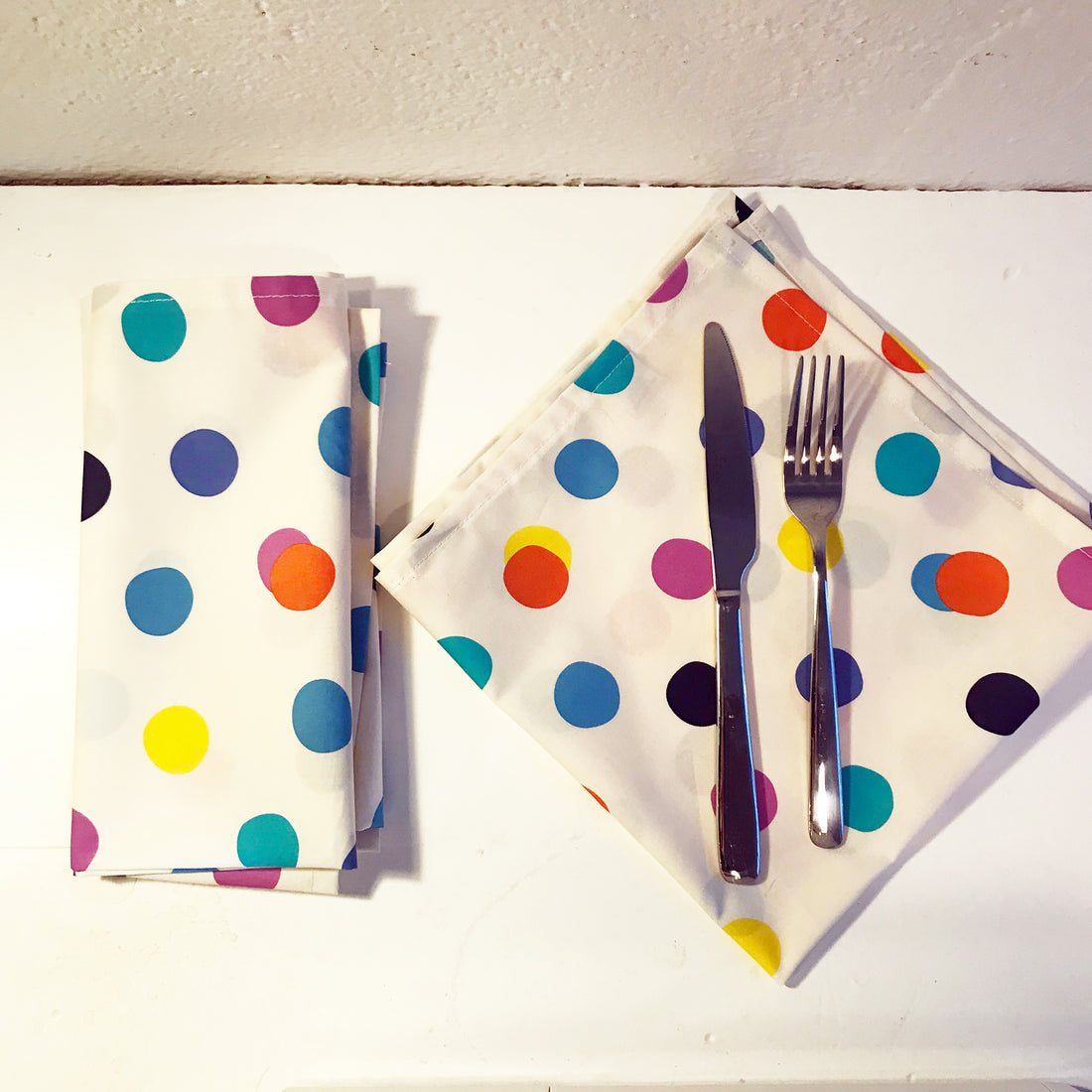 Organic Bright Dot Napkin Set
