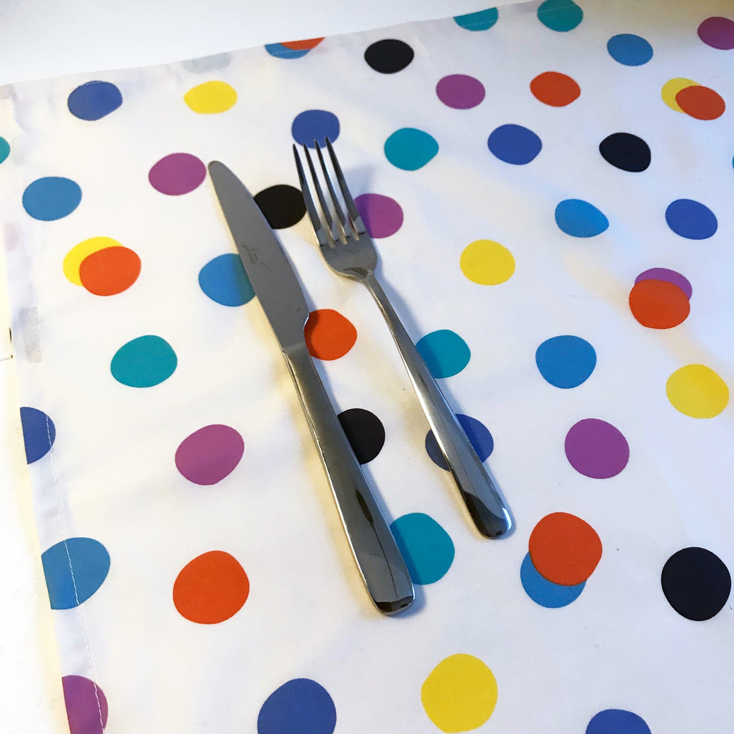 Organic Bright Dot Napkin Set