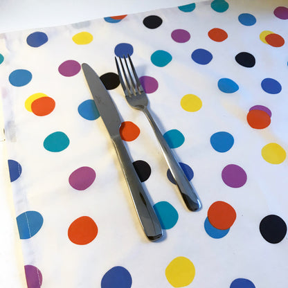 Organic Bright Dot Napkin Set