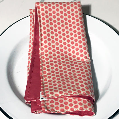 Berry Floral and Dot Cloth Napkin Mix