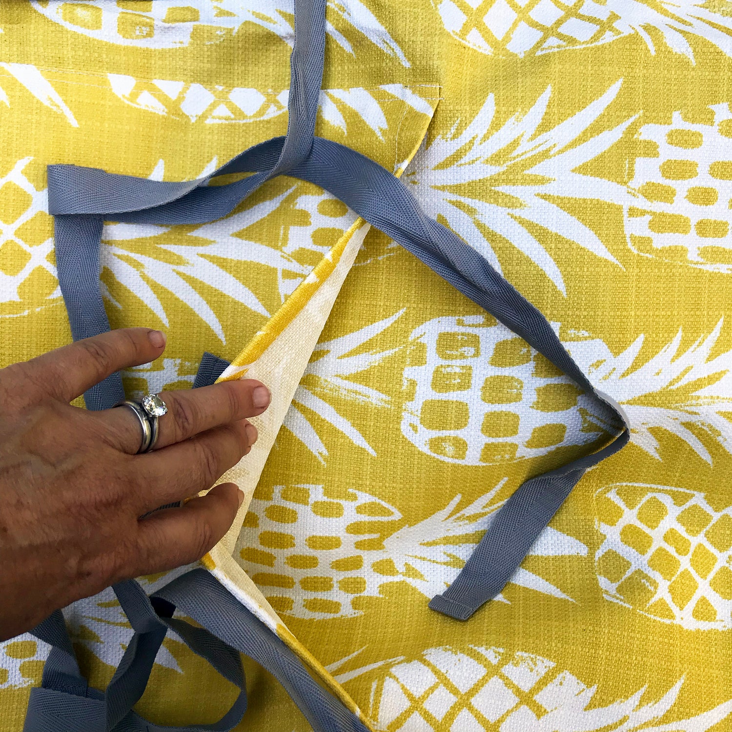 Litchfield Water Resistant Pineapple Picnic Blanket