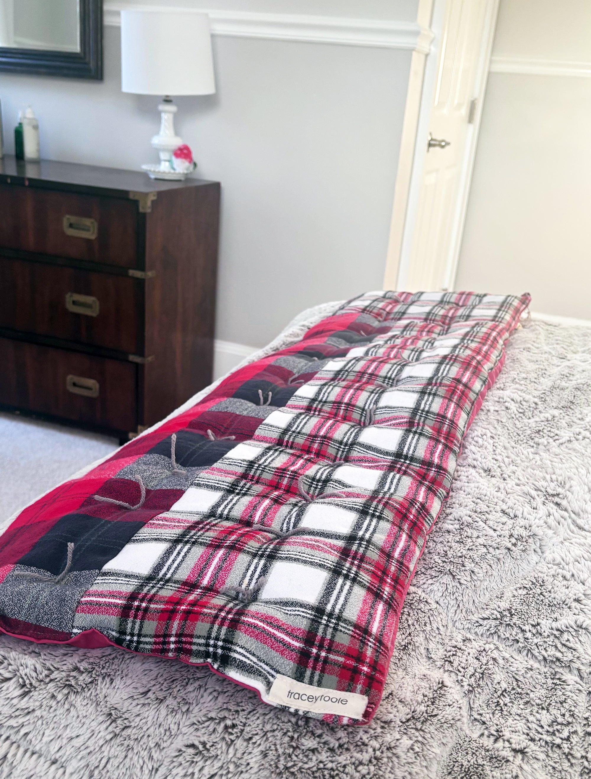 Patchwork Bench Bed Cushion Topper