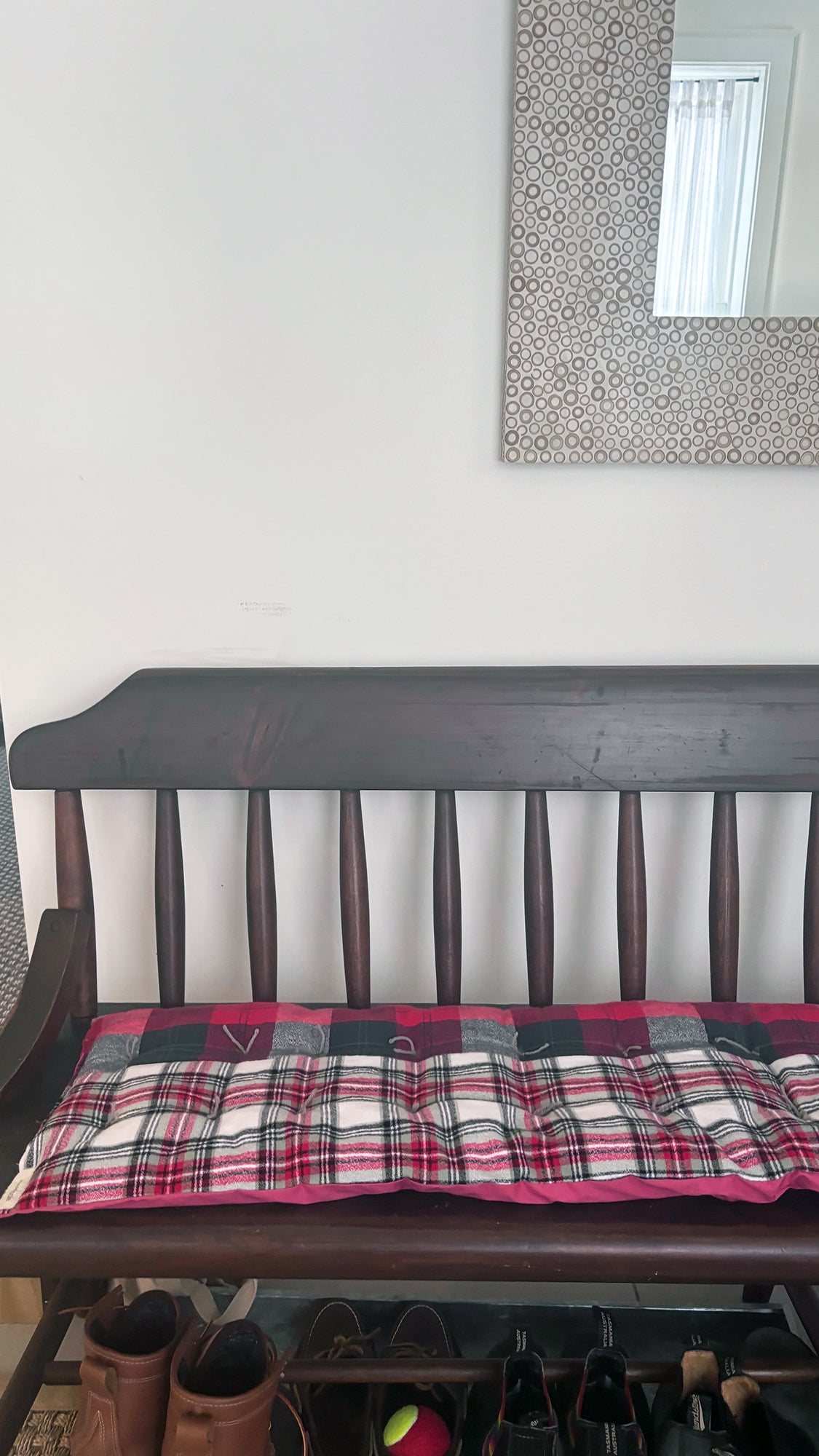 Patchwork Bench Bed Cushion Topper