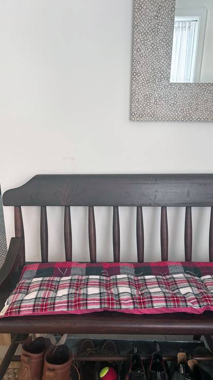 Patchwork Bench Bed Cushion Topper