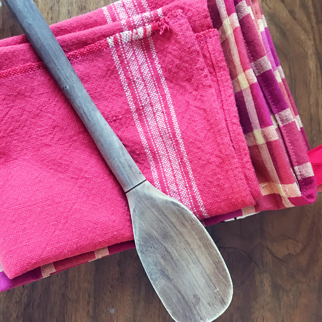 Tomato Red Striped Towel