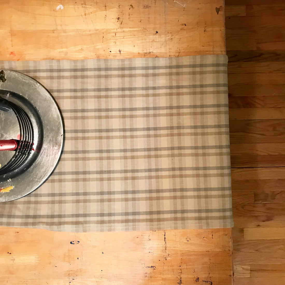 Small Check Farm Table Runner