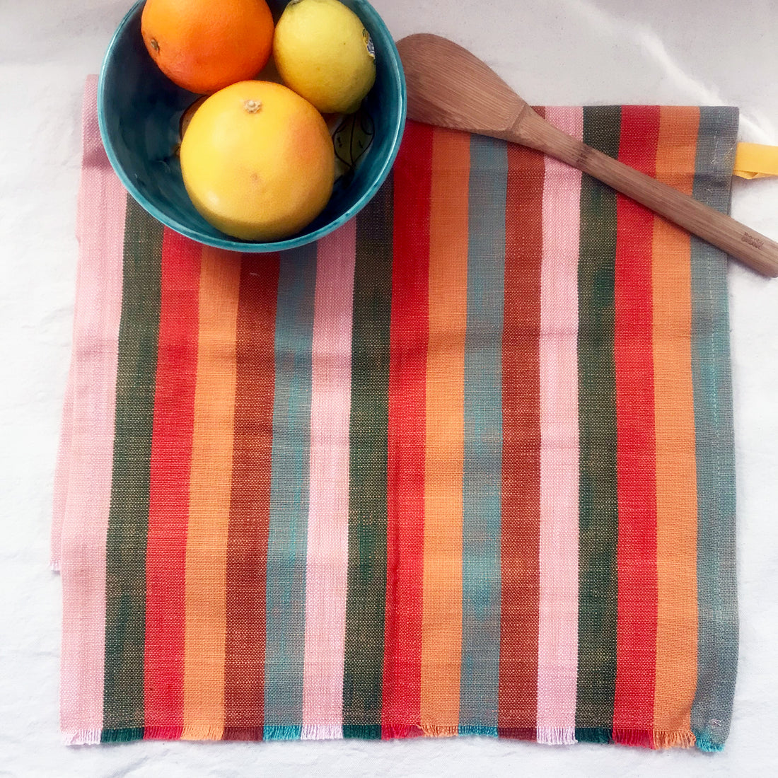 Turquoise Boardwalk Dish Towel