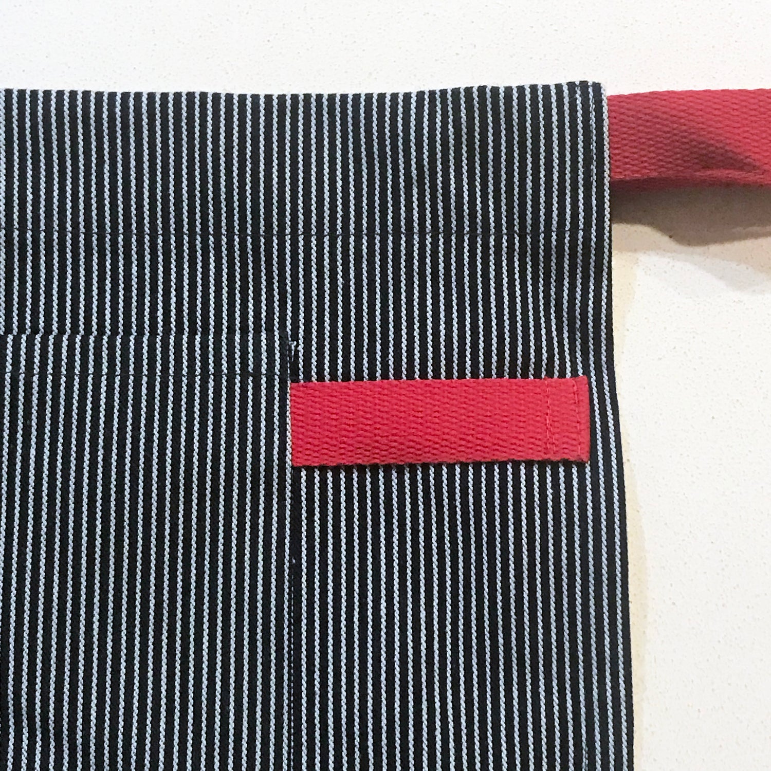 Conductor Stripe Denim Bistro Apron