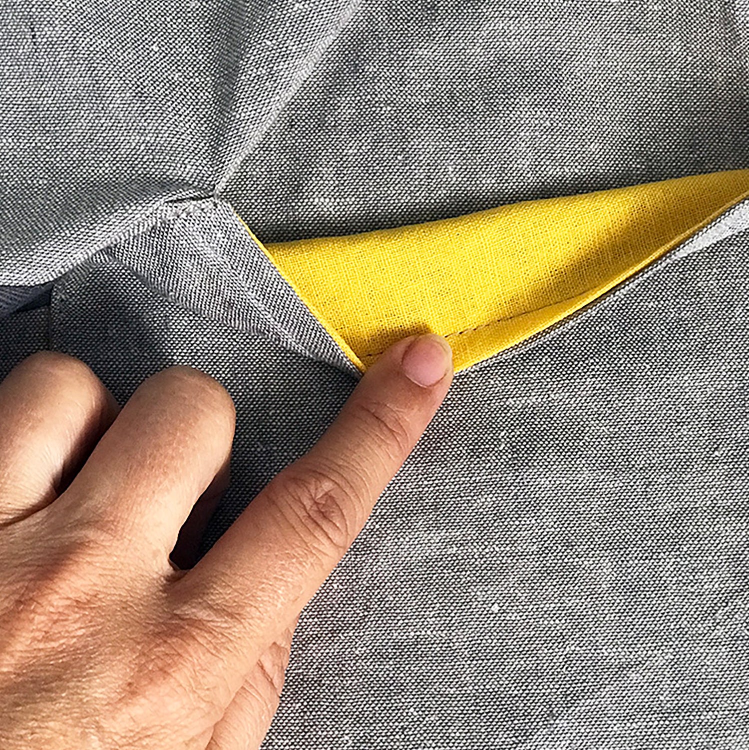 Chambray Linen Blend Bistro Apron