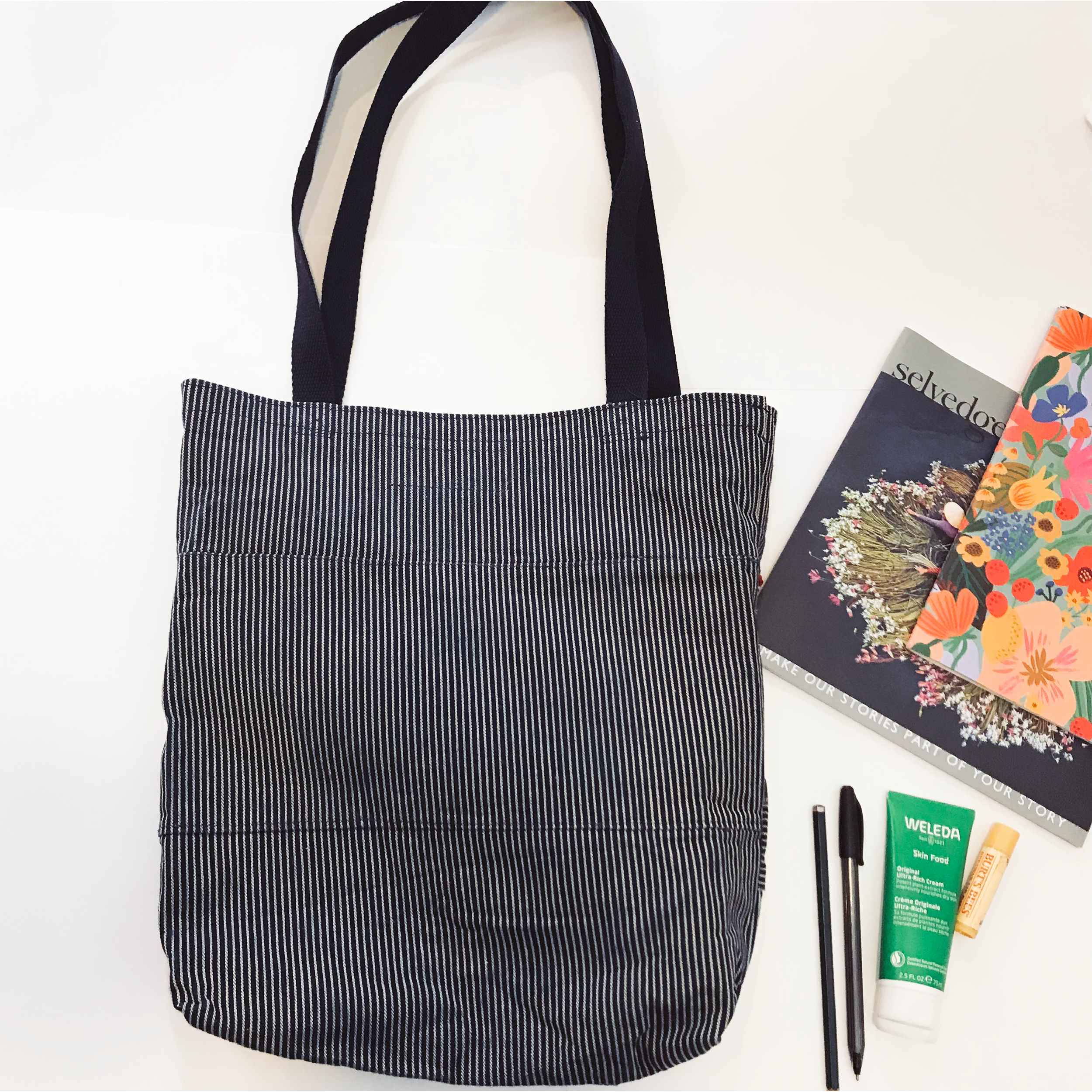 Upcycled Brooklyn Bridge Tote Collaboration with Brooklyn Bandanas