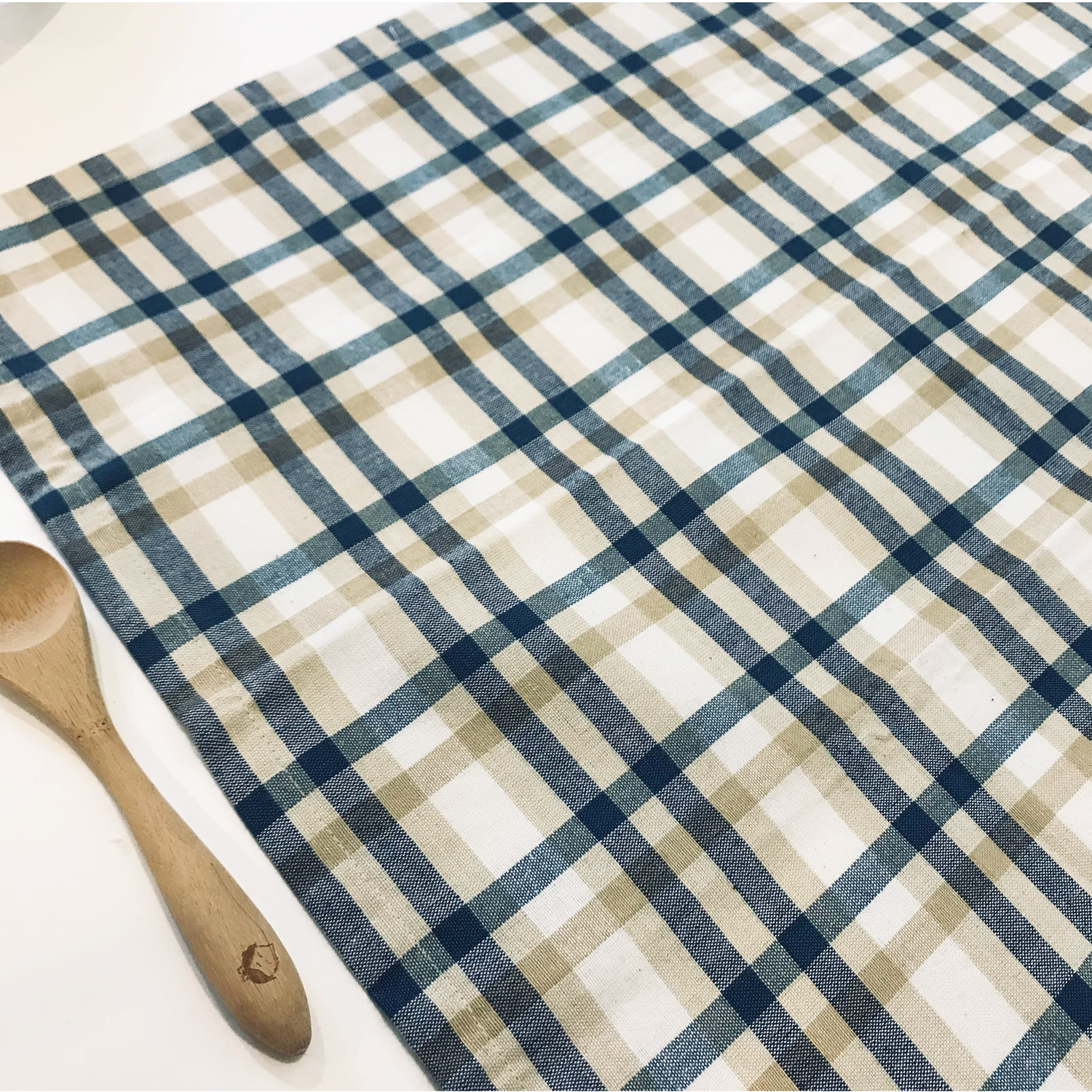 Blue Plaid Dish Towel