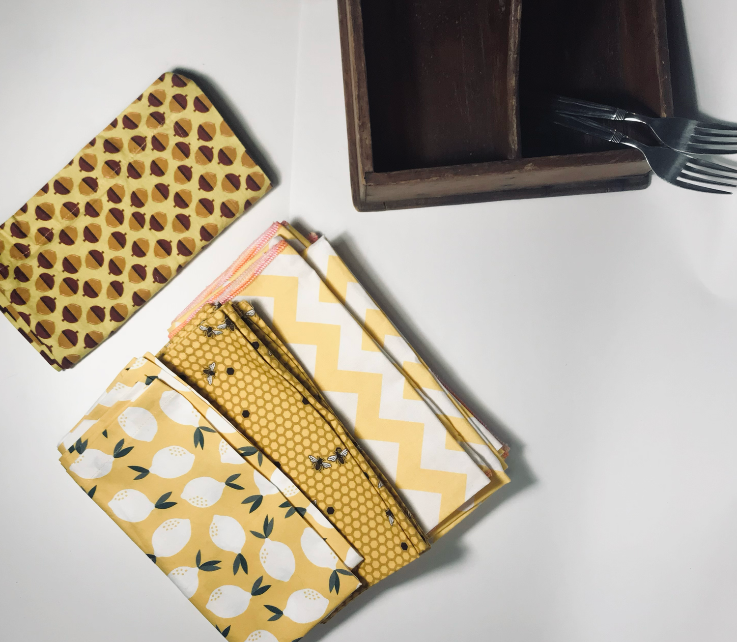 Studio Yellow Cotton Cloth Dinner Napkin