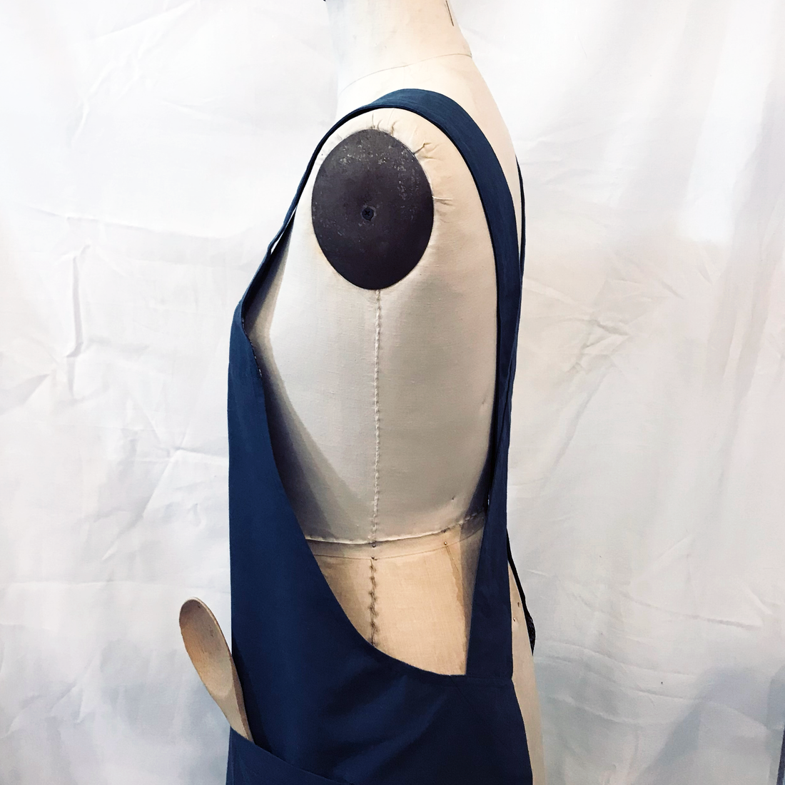 Hemp Cross Back Popover Apron