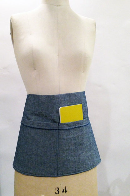 Zero Waste Selvedge Denim Utility Apron