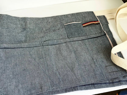 Zero Waste Selvedge Denim Utility Apron