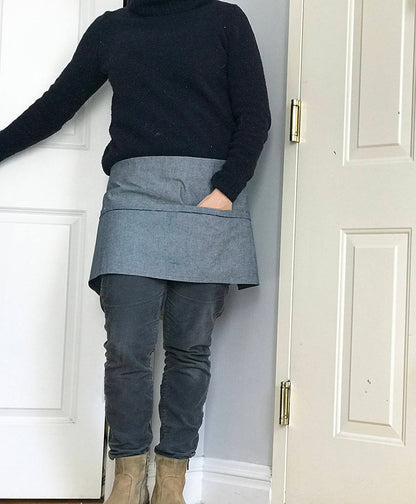 Zero Waste Selvedge Denim Utility Apron