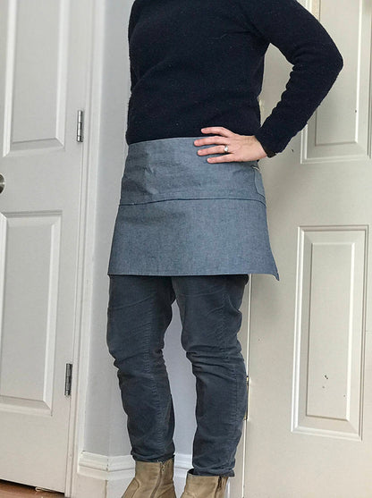 Zero Waste Selvedge Denim Utility Apron