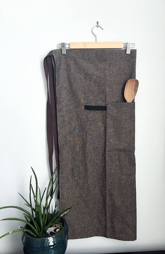 Chambray Linen Blend Bistro Apron