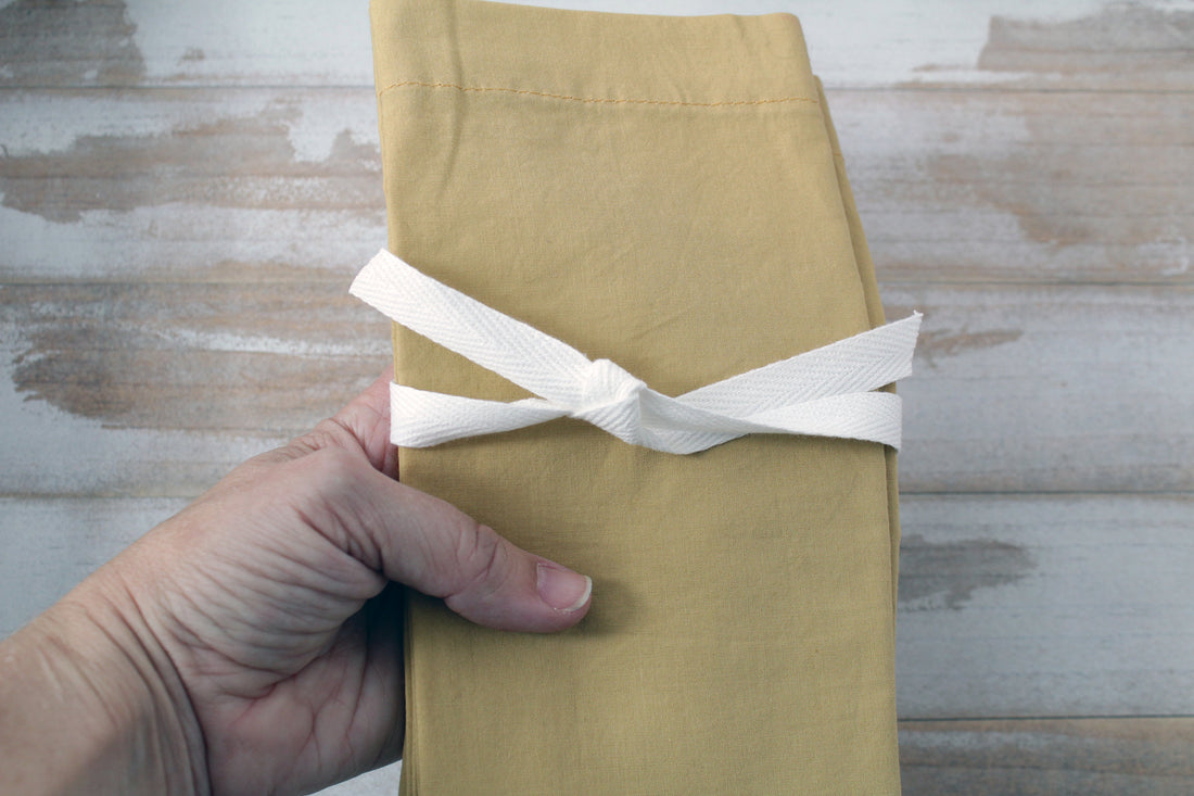 Organic Solid Soft Gold Napkin