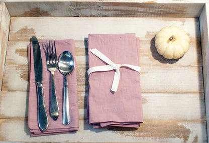 Organic Lavender Cloth Napkin